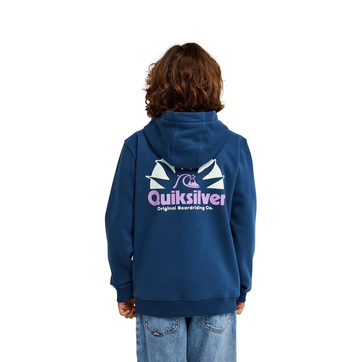 Детская худи с принтом Graphic Quiksilver, Azul — фото 2