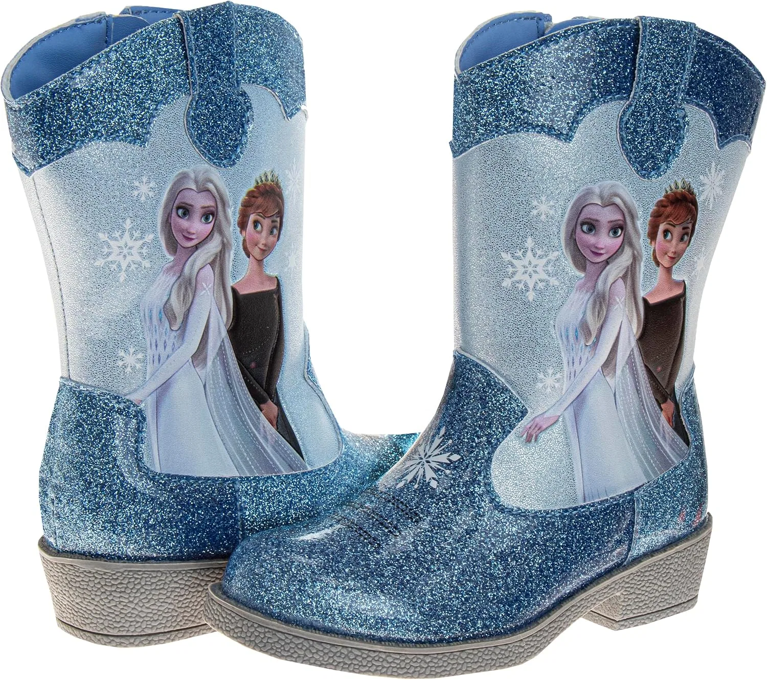 Детские сапоги-ковбойки с принтом Minnie Mouse Cowgirl Western Boots Disney, Blue — фото 4