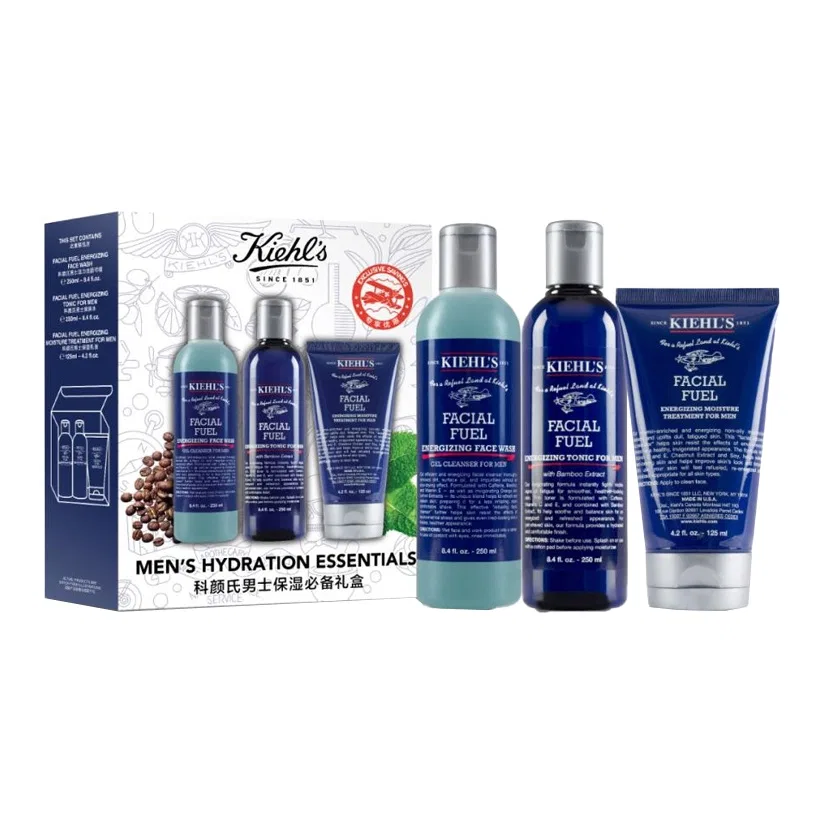 Мужской набор средств по уходу за кожей Kiehl's, 125 мл