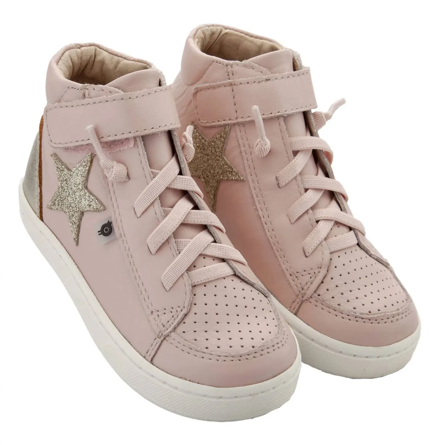 Детские кроссовки для девочек на плоской подошве 6104 Champster Old Soles, Powder Pink/Glam Gold/Gold — фото 3