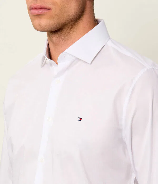 Мужская рубашка с длинным рукавом Tommy Hilfiger, белый — фото 4