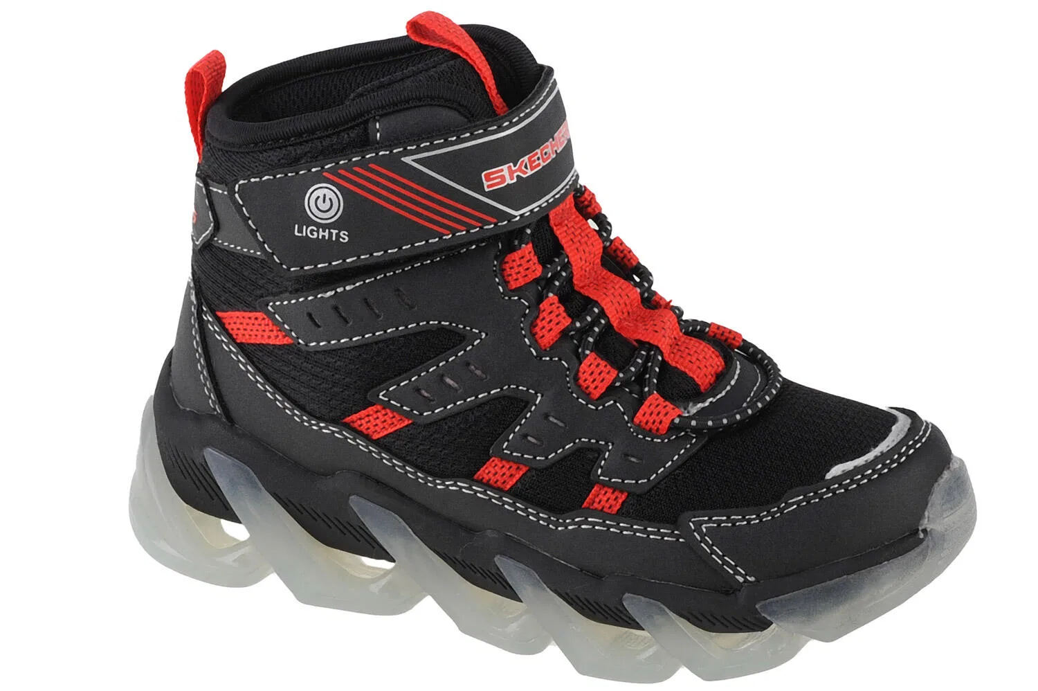 Детские кроссовки со светящейся подошвой Mega Surge Skechers, Schwarz