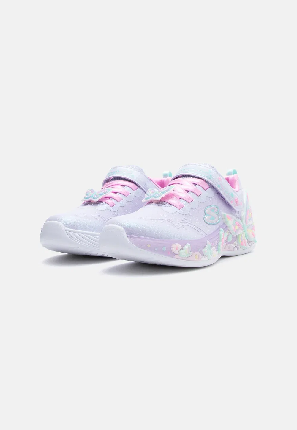 Тренеры Skechers, Lavender/Multi-Coloured — фото 4