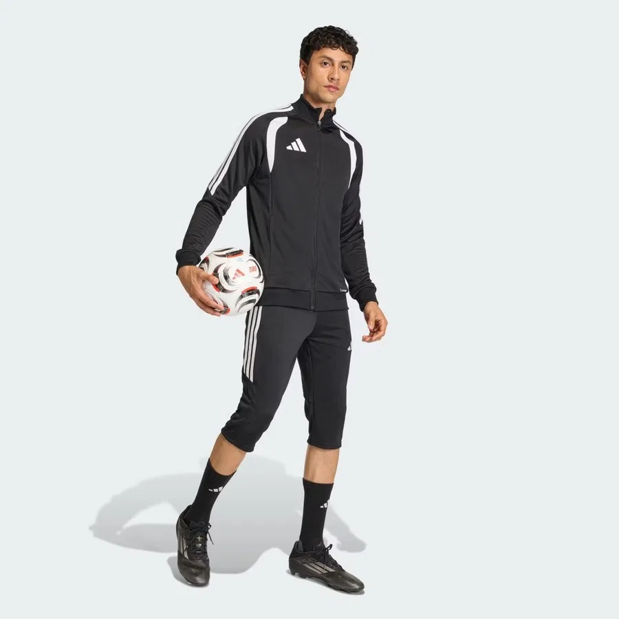 Спортивные брюки-трико с длиной 3/4 adidas Tiro26L, Черный — фото 3