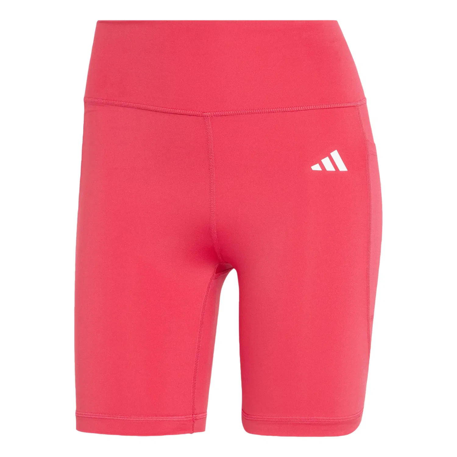 Спортивные шорты-скинни Adidas Performance Optimé Essentials малинового цвета