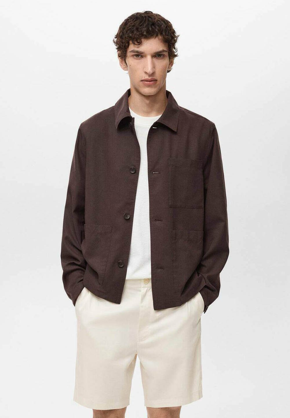

Рубашка LACAZ Mango, коричневый