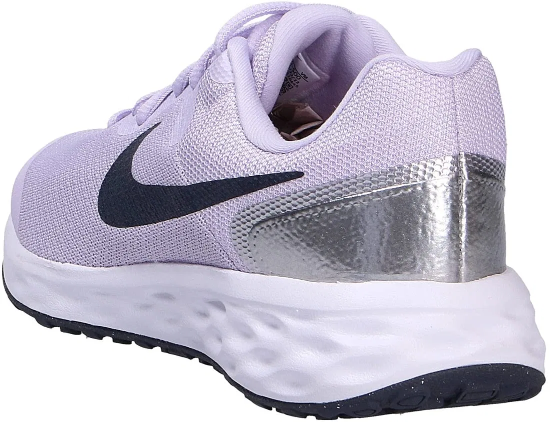 Детские кроссовки для мальчиков с шнуровкой Revolution 6 NIKE, Purple — фото 3