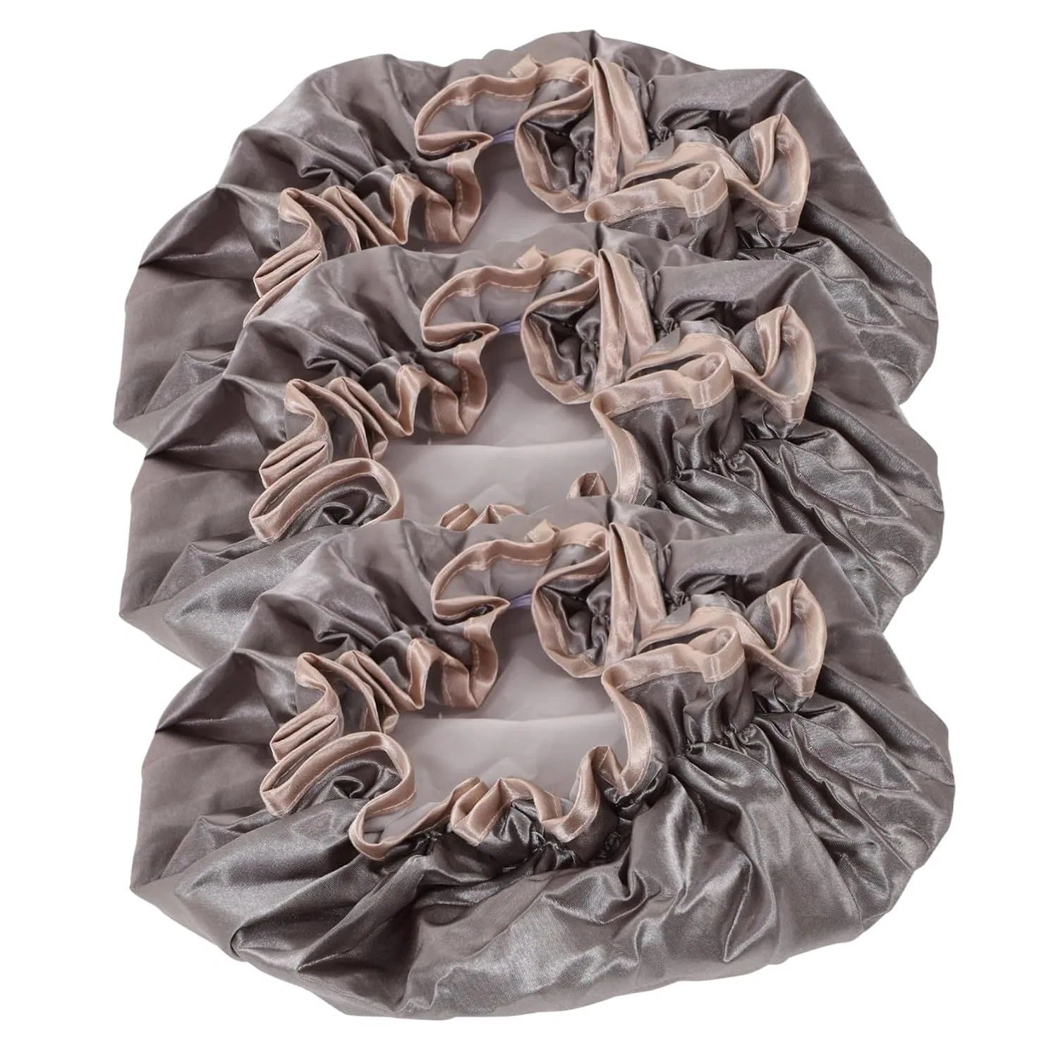 Шапочка для душа, MUCKLILY, 3 шт, 24,5x24,5x0,6 см