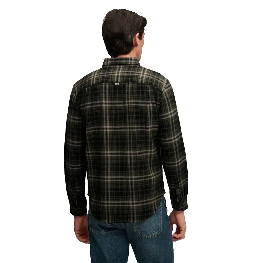 Мужская рубашка с длинным рукавом Cotton Lumberjack Superdry, Black — фото 2