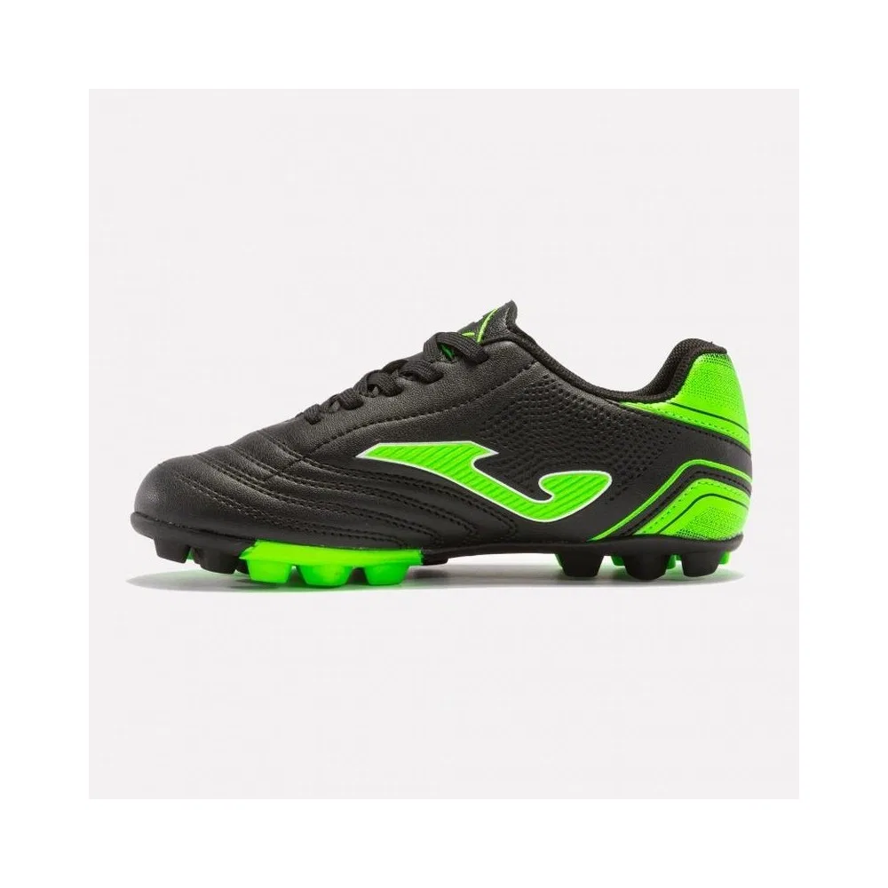 Детские футбольные бутсы для мальчиков Toledo Jr 2301 Hard Ground, Black Joma — фото 2