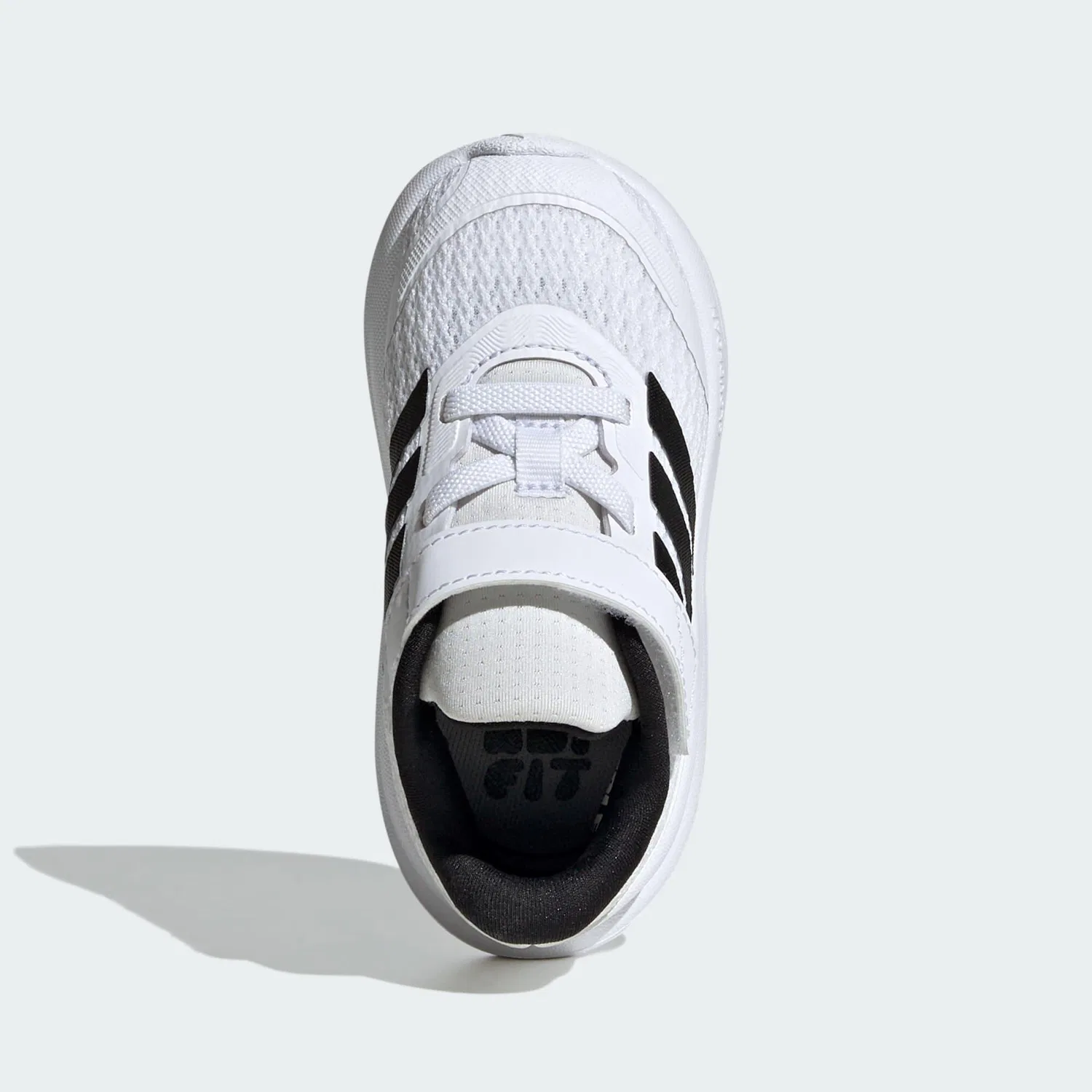 Детские кроссовки с закрытой пяткой RUNFALCON 6 KIDS Adidas, Weiss Schwarz — фото 2