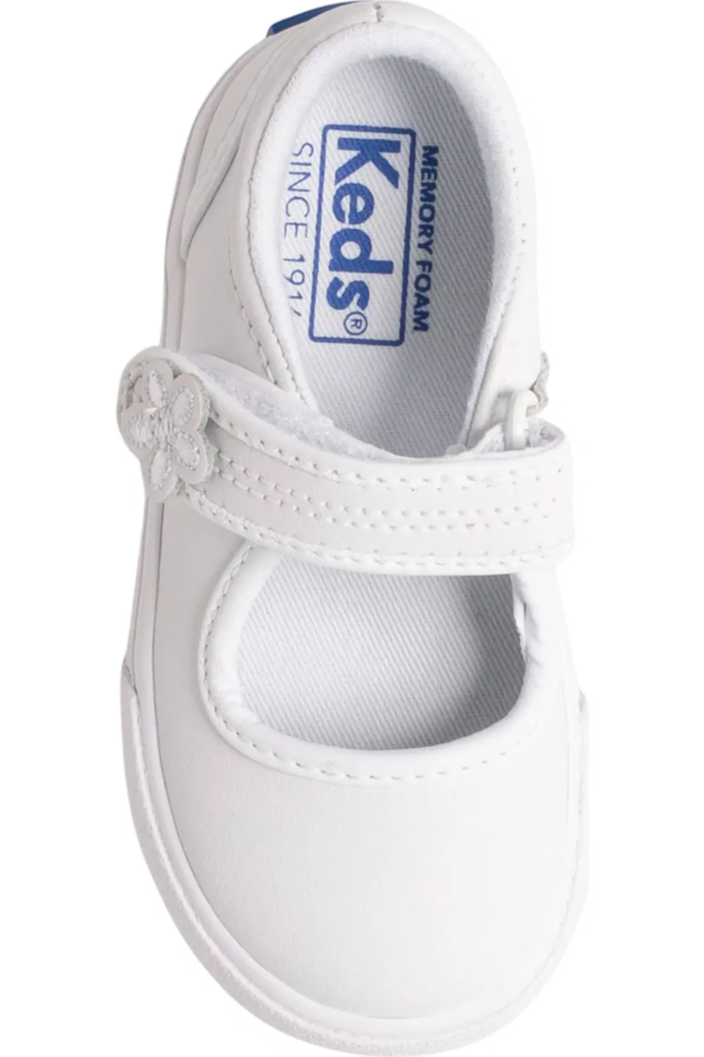 Детские туфли Мэри Джейн с цветочным аппликациями Ella Keds, белый — фото 4