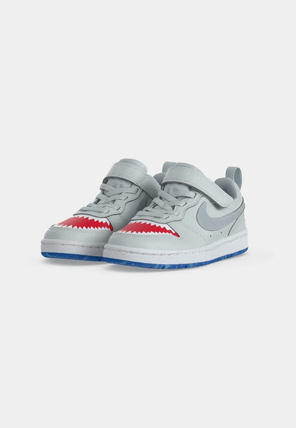 Court borough lils унисекс - кроссовки Nike Sportswear, Pure Platinum-Coloured/Wolf Grey/University Red/Game Royal/Football Blue — фото 3