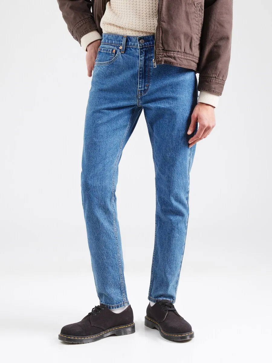 Джинсы LEVI'S Regular '515 Slim Taper' синего цвета — фото 3