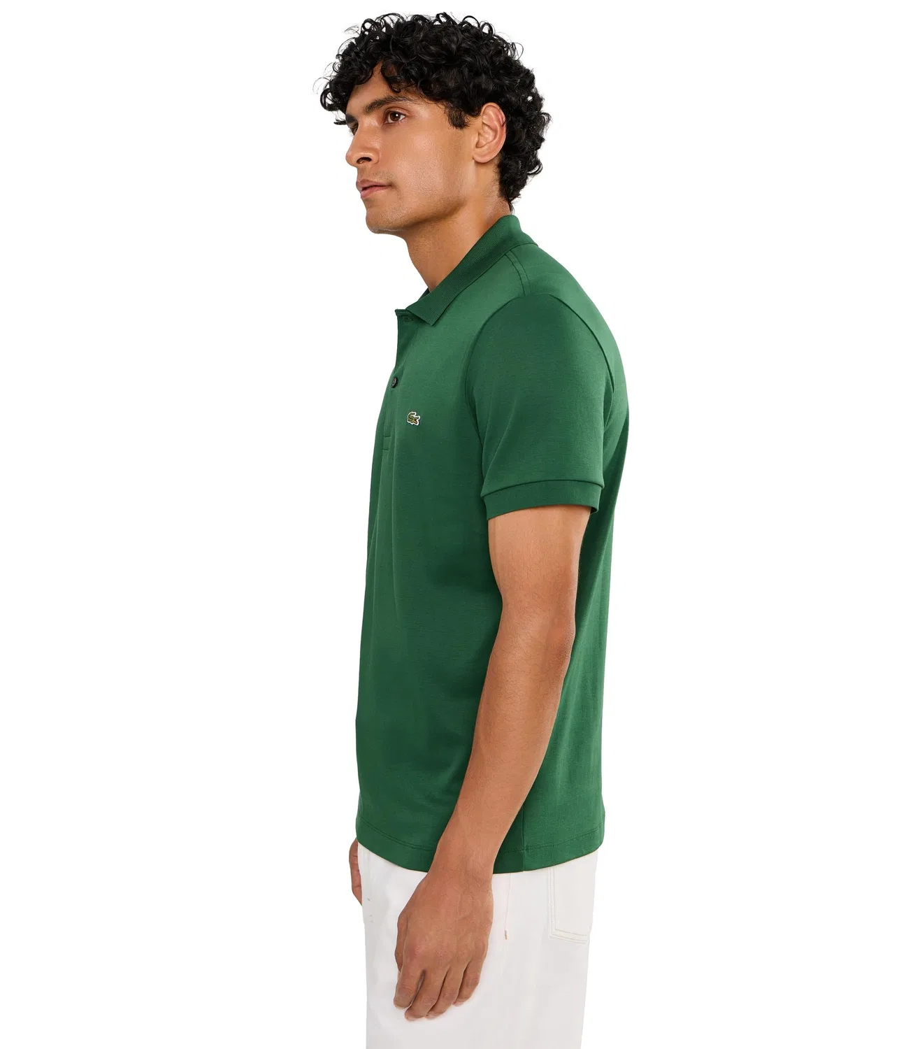 Поло из хлопка пима стандартного кроя Lacoste, Green — фото 3