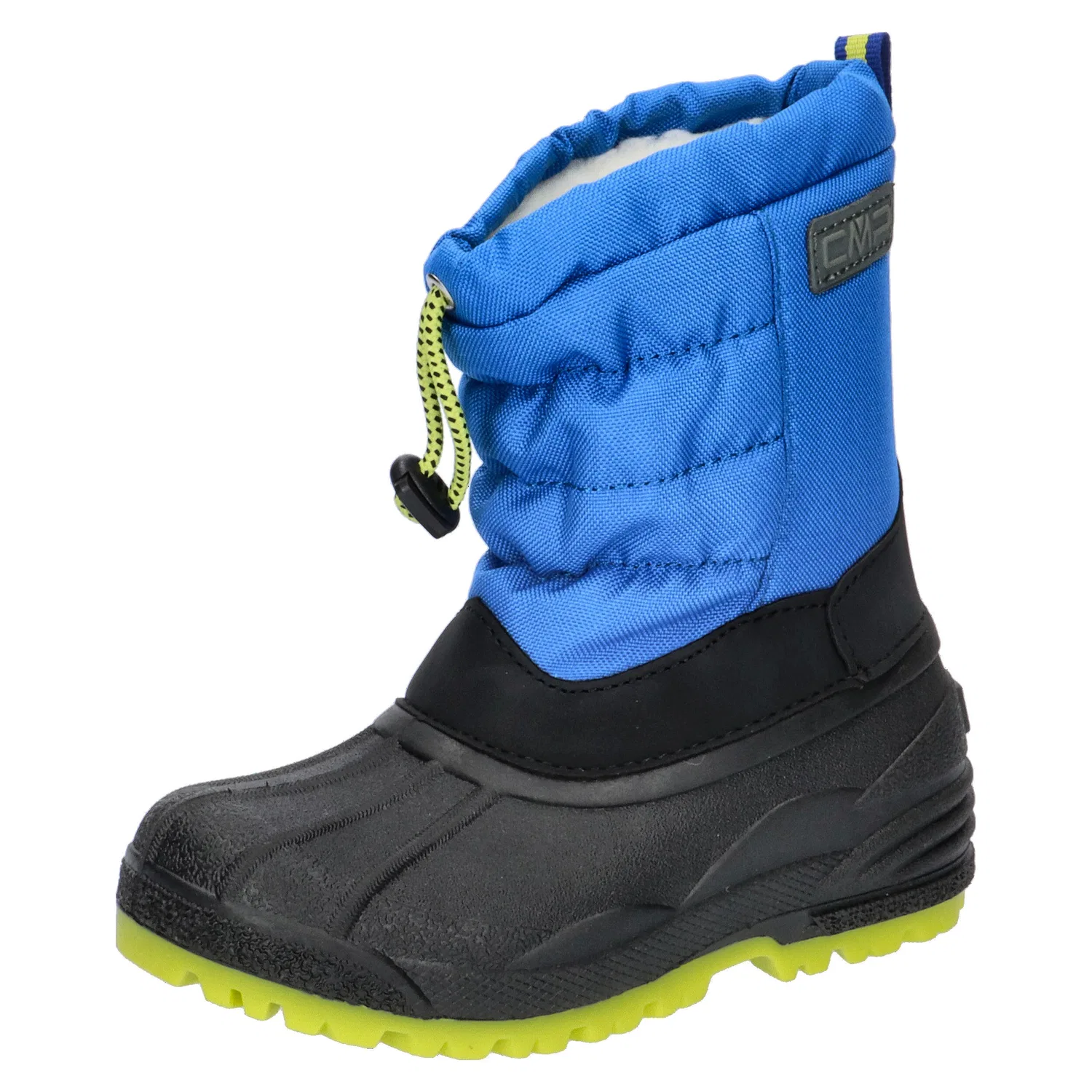 Детские зимние ботинки с высоким голенищем CMP Kids Hanki 3.0 Snow Boots, Konigsblau Schwarz Gelb