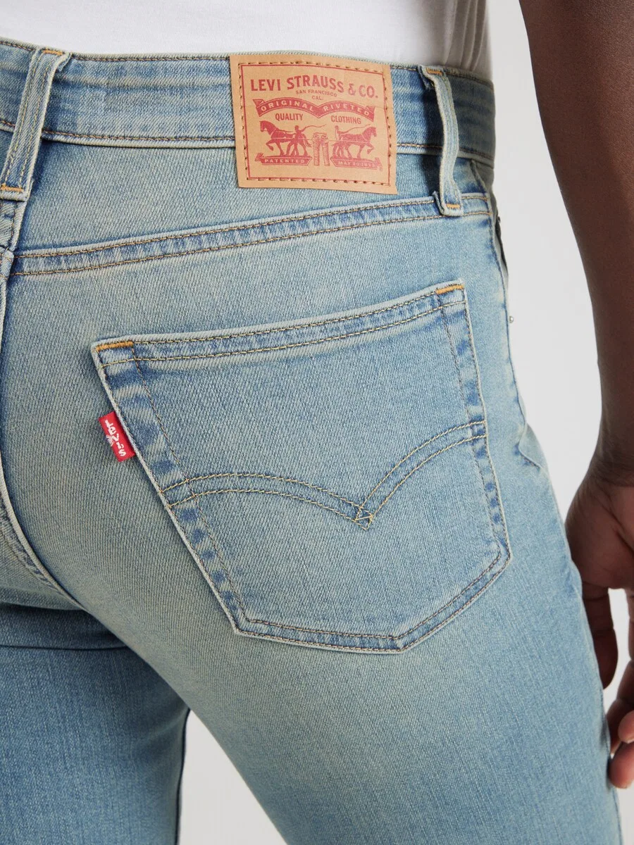 Джинсы LEVI'S Boot cut '725 HIGH RISE BOOTCUT' синего цвета — фото 2