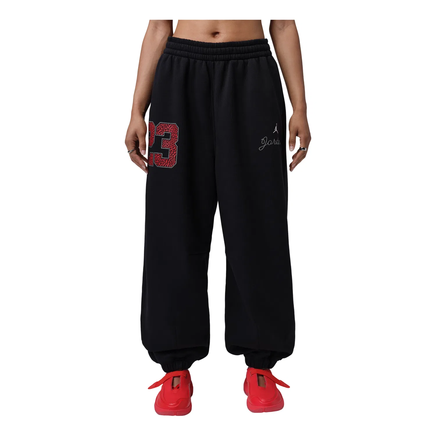 Женские брюки Brooklyn Fleece Jogger Pants 'Black' Jordan, черный