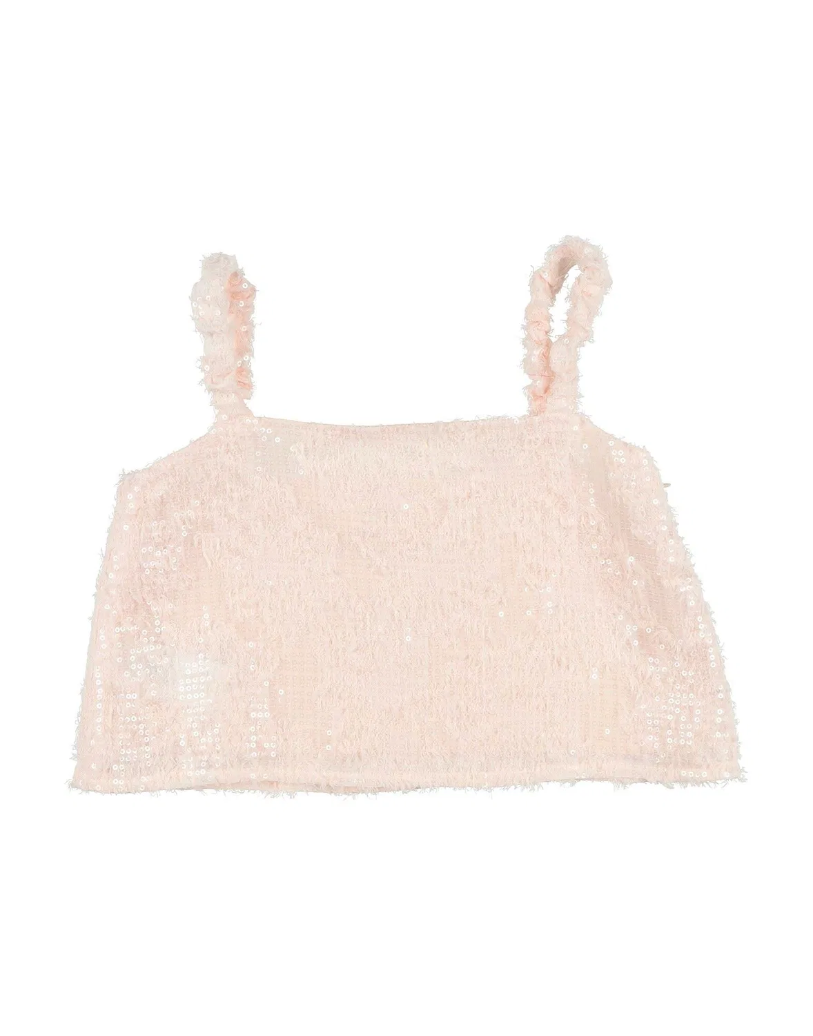 Детская блузка-майка из шифона с пайетками Vicolo, Light Pink