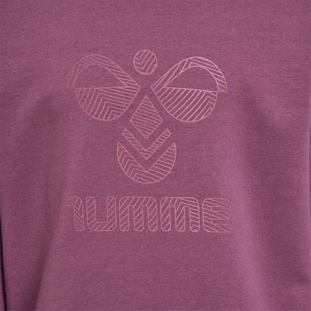 Детский свитшот для девочек хлопковый Fastwo Hummel, Purple — фото 4