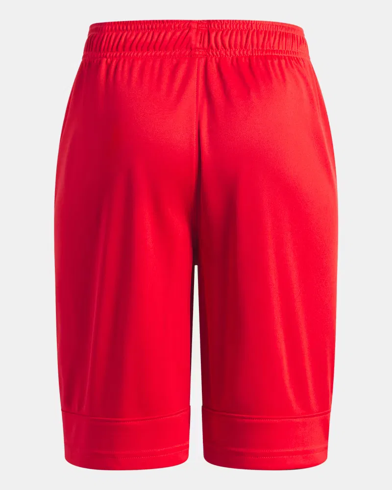 Шорты 20,3 см быстросохнущие UA Tech Graphic UnderArmour, Red/White — фото 2