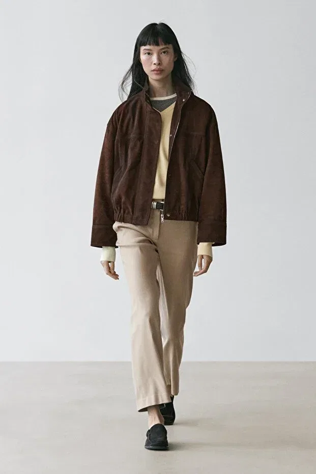 Женские брюки льняные Massimo Dutti, Beige