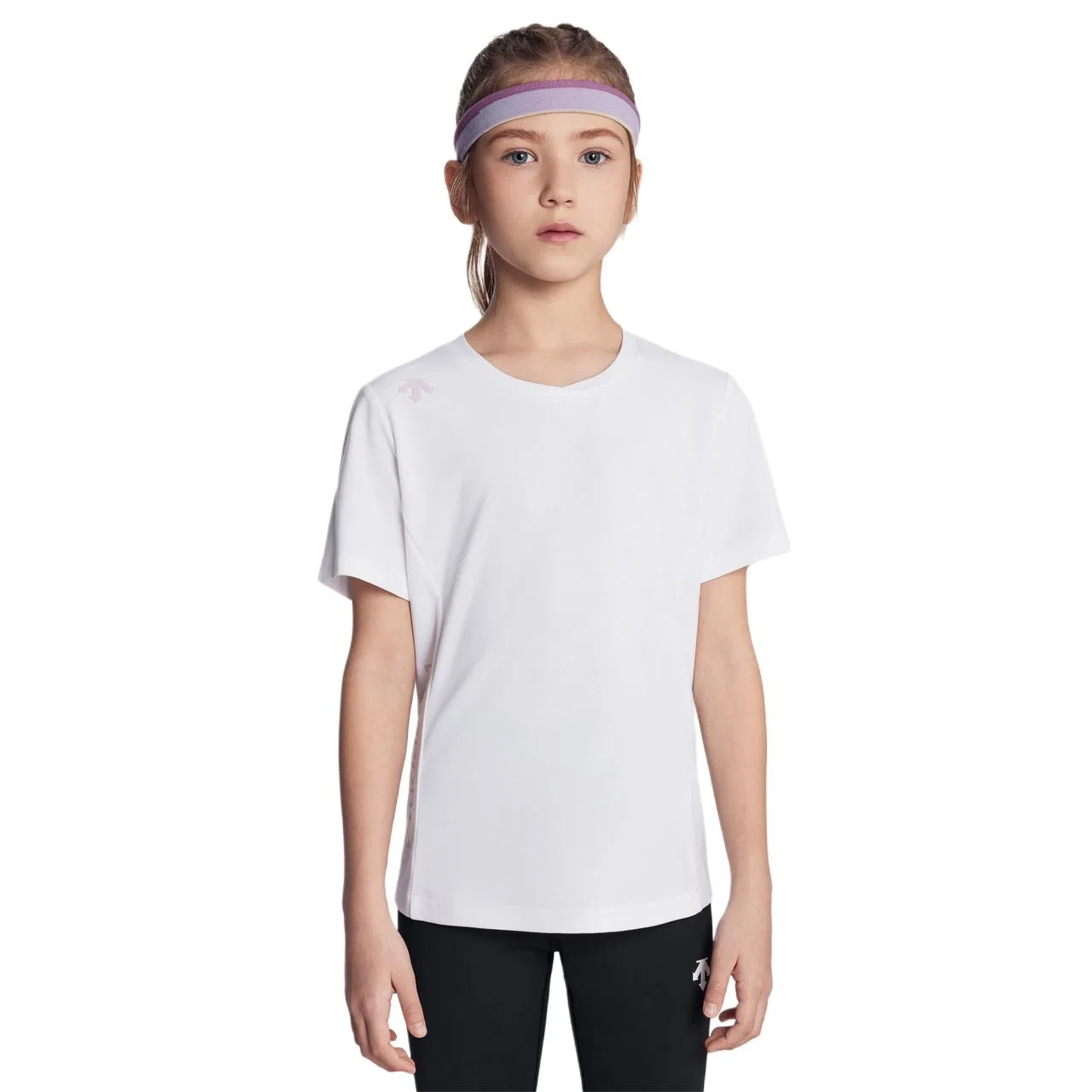 Футболка тренировочная для подростков DESCENTE, WT-Bright White Tpg