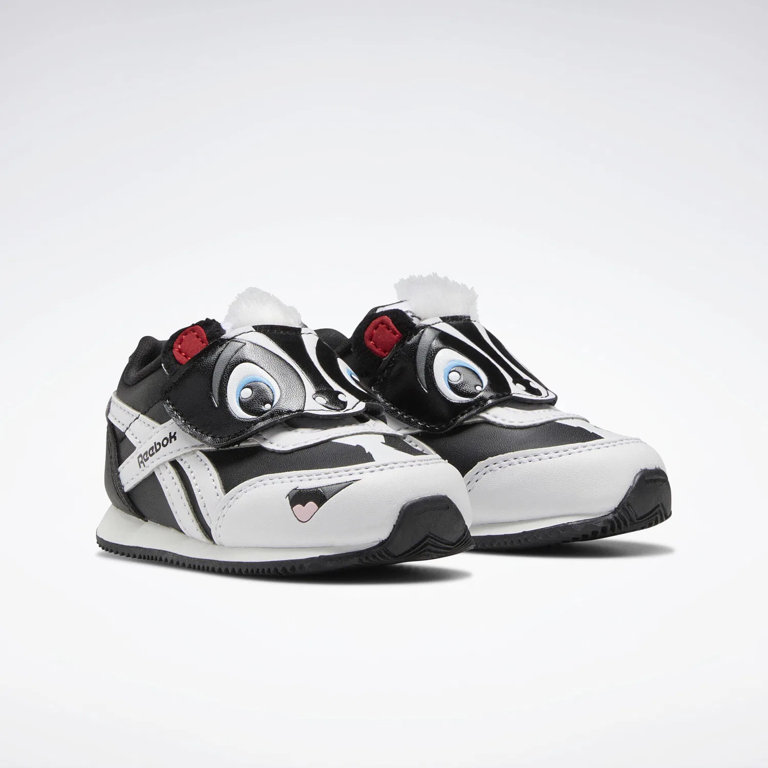 Детские кроссовки с принтом Reebok Royal Classic Jogger 2 KC, Schwarz Weiss Rot — фото 4
