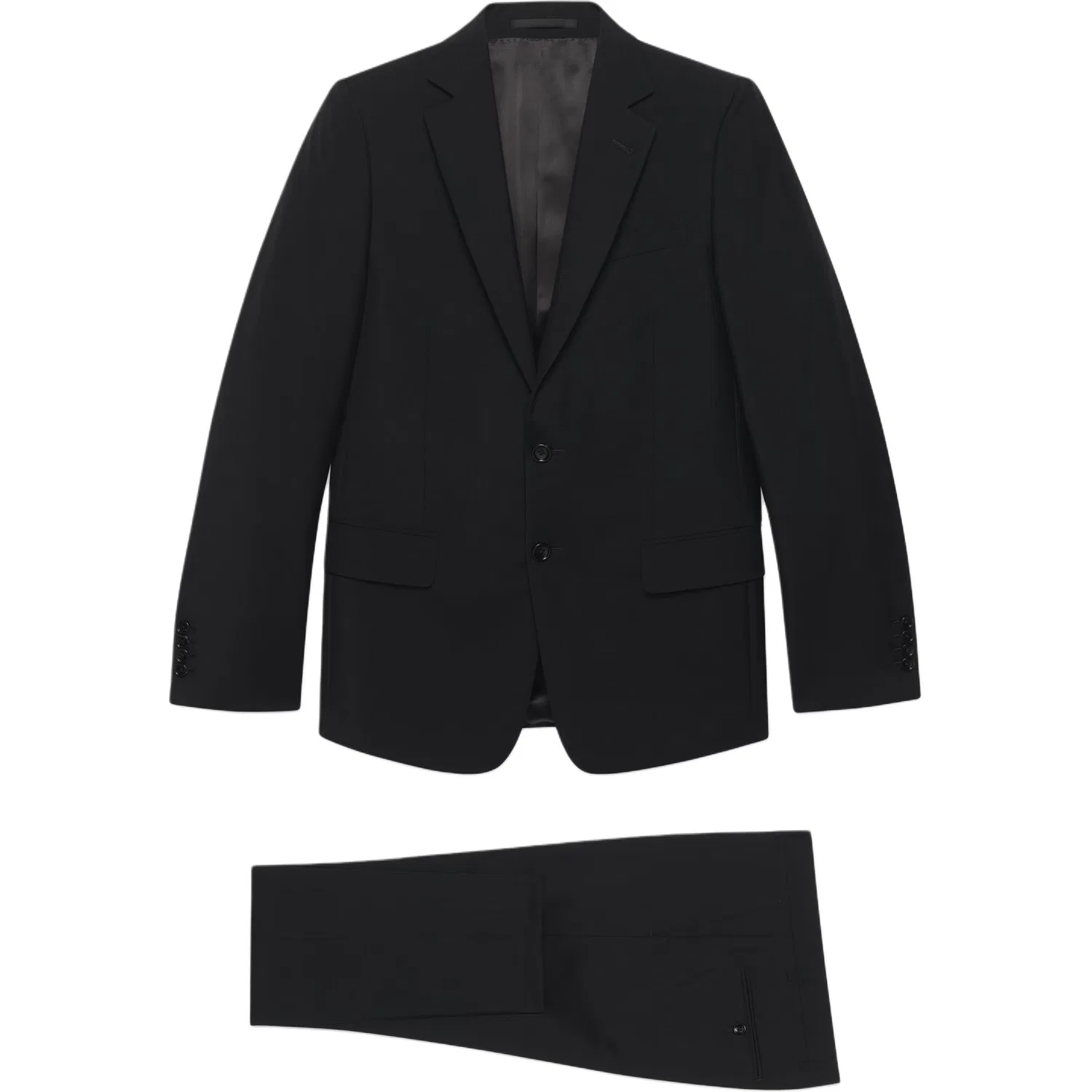 Мужской костюм-двойка slim fit однобортный GUCCI, Black