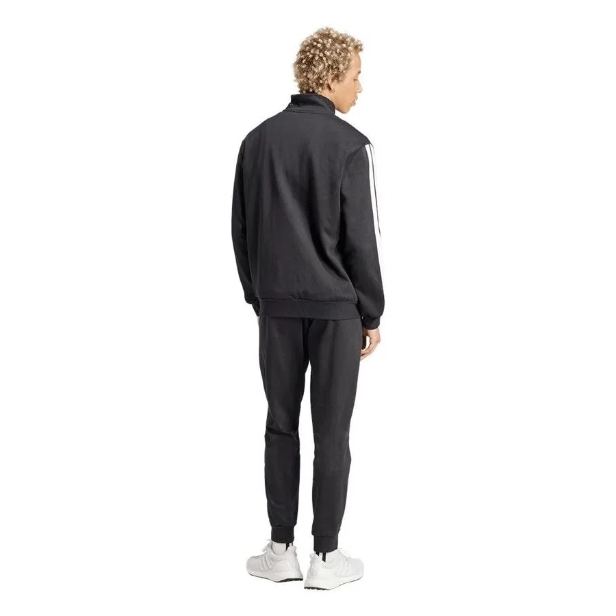 Спортивный костюм из флиса с принтом 3S FL TT TS adidas, Черный — фото 2