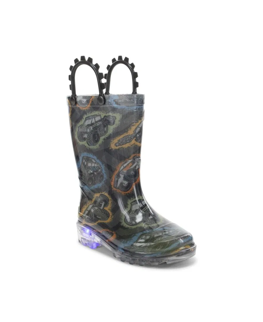 Резиновые сапоги с подсветкой Big Wheels Western Chief, Black