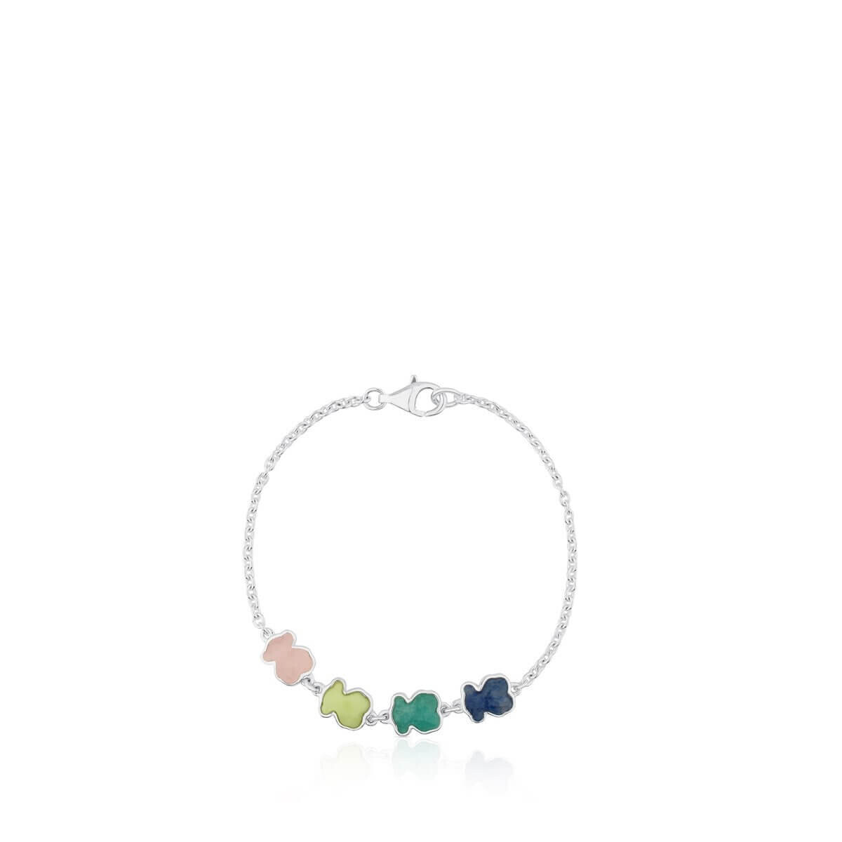 

Браслет Tous New Color With Gems, серебро/мультиколор