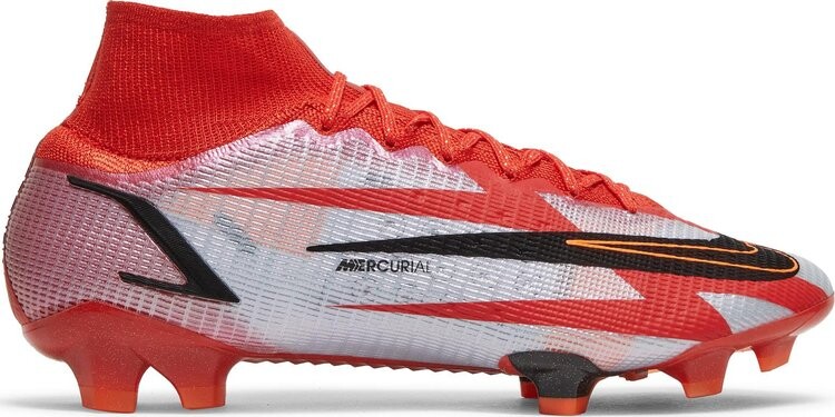 Бутсы Nike Mercurial Superfly 8 Elite CR7 FG 'Chile Red', красный — фото 2