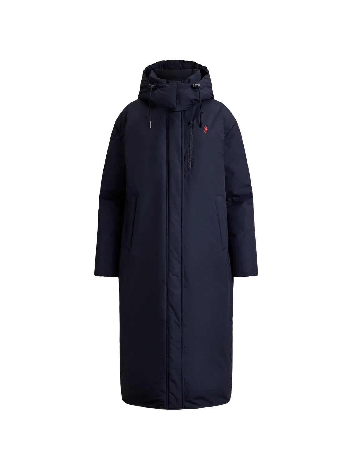 Пальто Carly с капюшоном синего цвета Polo Ralph Lauren, синий