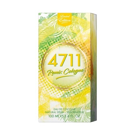 4711 Remix Cologne Lemon Eau de Cologne, 100 мл, натуральный спрей, вапоризатор — фото 3