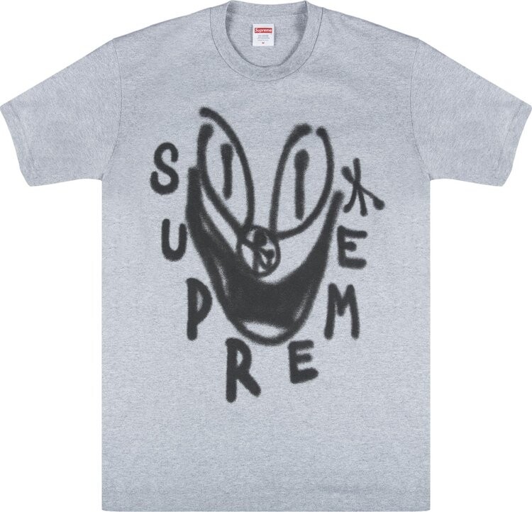 

Футболка Supreme Smile T-Shirt 'Grey', серый