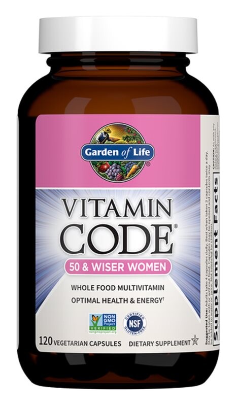 

Комплексный мультивитаминный комплекс для женщин Garden of Life RAW Vitamin Code 50 & Wiser Women