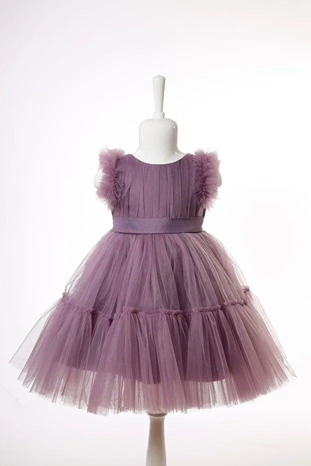 Детское платье для девочек без рукавов Miss Ayışığı, Lavender — фото 2