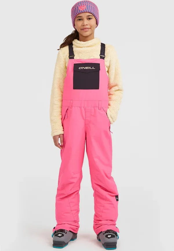 Брюки с подтяжками для сноуборда O'Neill, Skater Pink, розовый