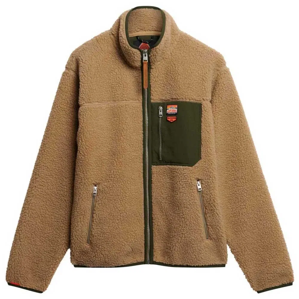 Куртка Vintage Retro Superdry, коричневый — фото 3