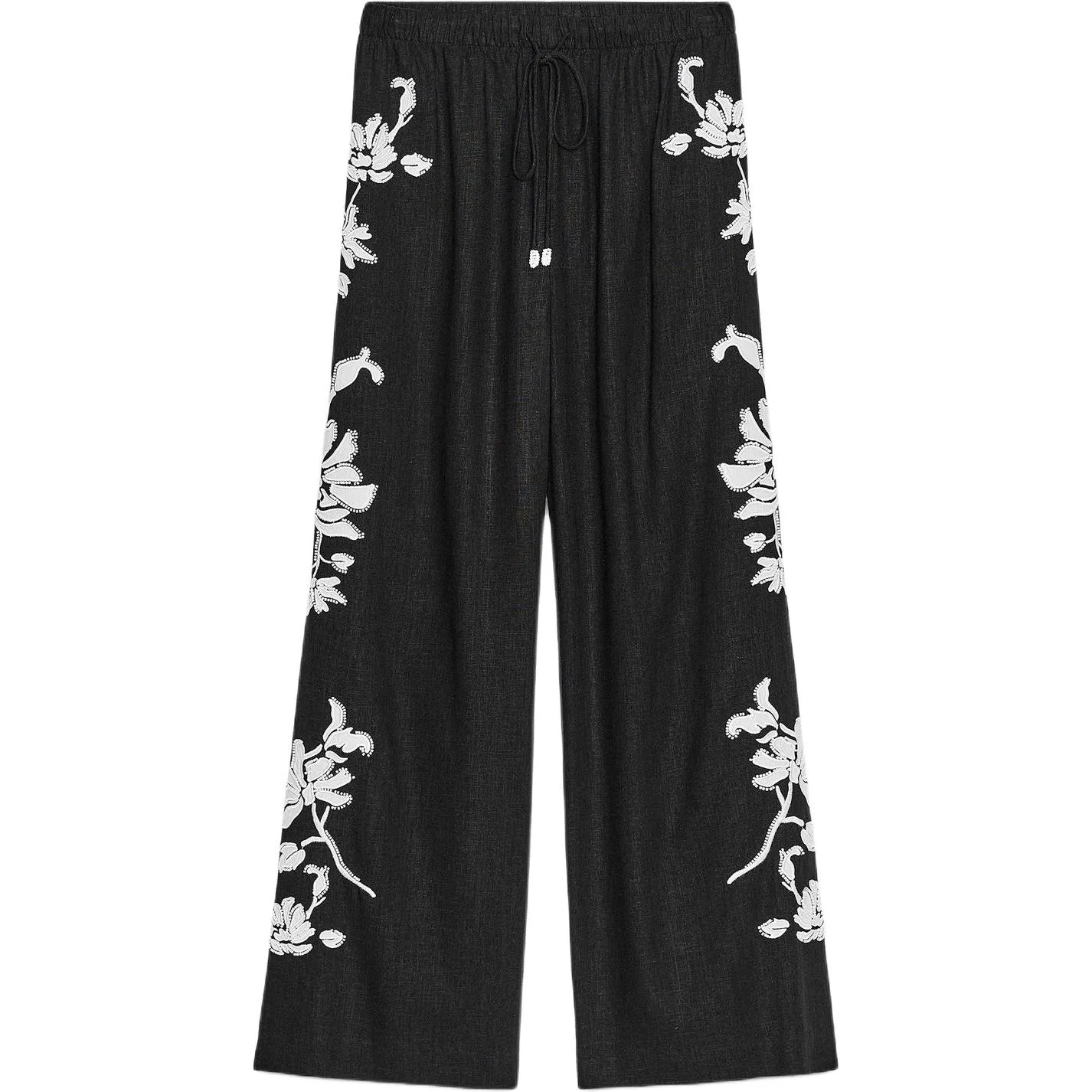 Женские повседневные брюки ZW Series, ZARA, Black/White