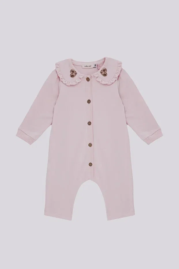 Детский комбинезон для девочек с длинным рукавом Gb Baby Basic, Pink