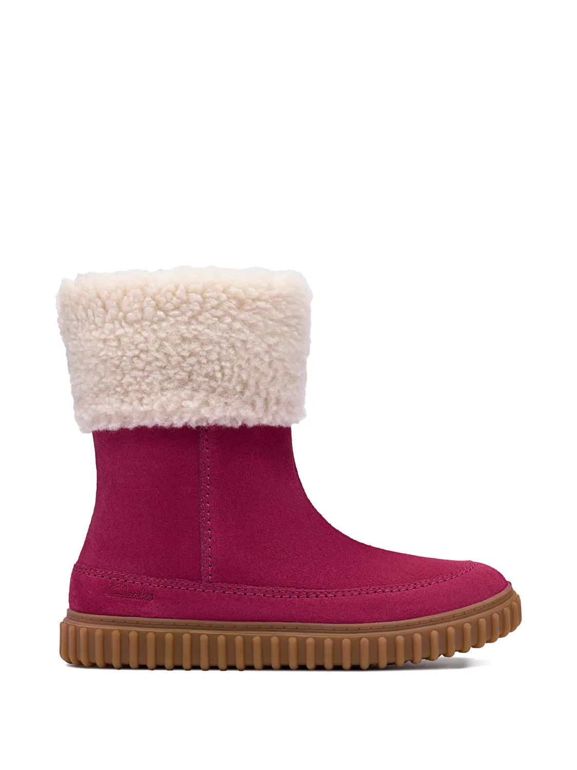 Ботинки Cove Snug Clarks Kids, розовый — фото 2