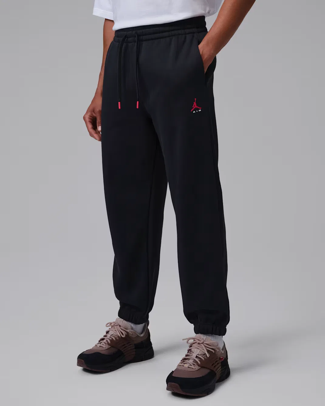 Мужские брюки Jordan Brooklyn, Black/Black/University Red