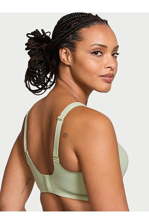 Женский спортивный бюстгальтер без рукавов Featherweight Maximum Sports Bra Victoria'S Secret, Green — фото 3
