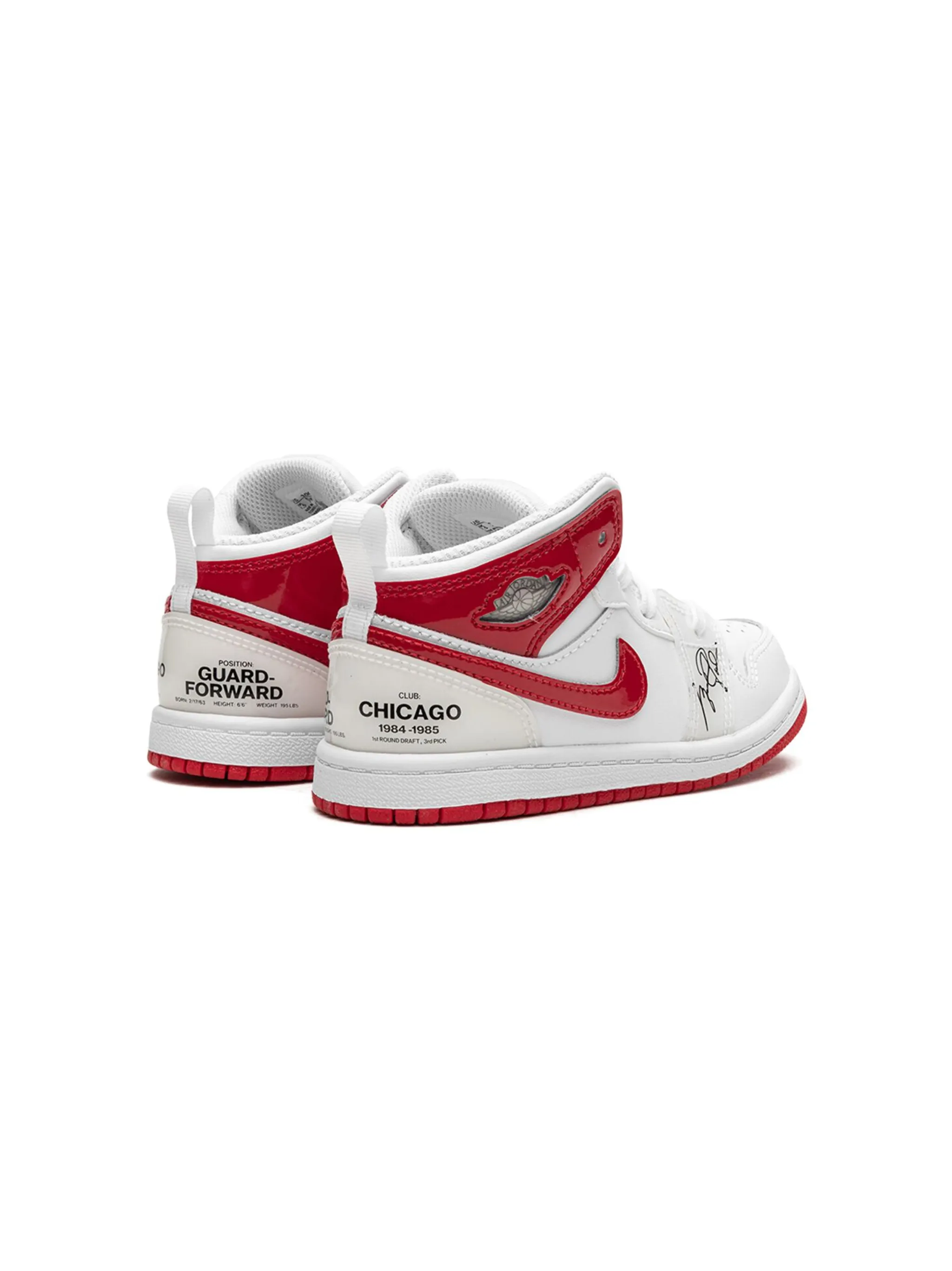 Кроссовки Air Jordan 1 Mid Rookie Season Jordan Kids, белый — фото 3