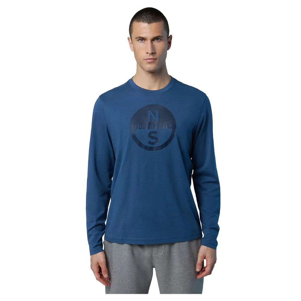 

Футболка North Sails Graphic long sleeve, синий