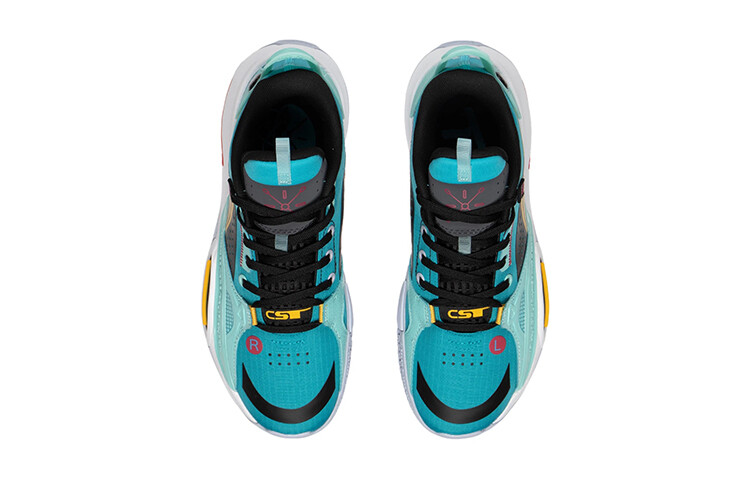 Баскетбольные кроссовки City 10 Youth Edition для детей GS Low-top Limeblue / Black Lining — фото 4