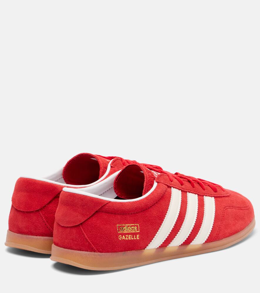 Газель Lo Pro кроссовки из замши Adidas, Better Scarlet/Ftwr White — фото 2