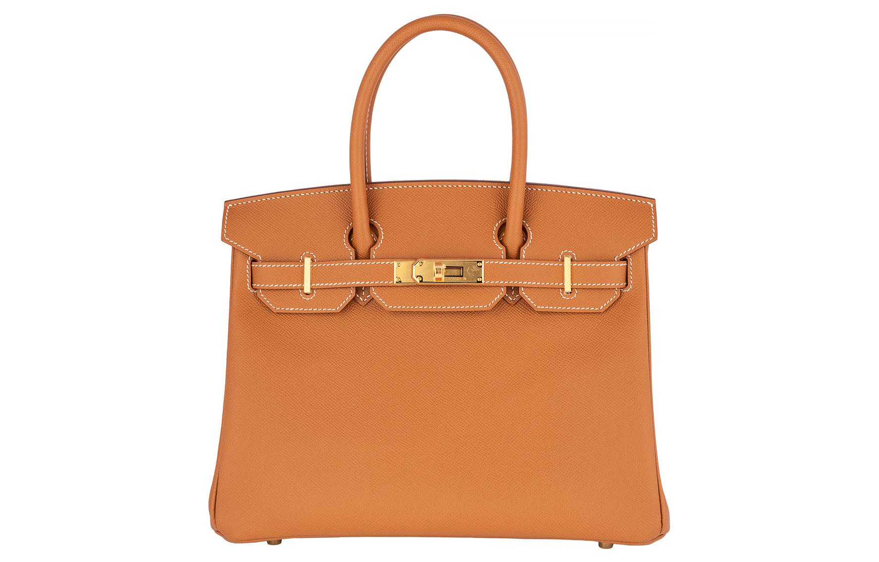 

HERMES Сумка Birkin из кожи Epsom, кожа коровы, Birkin, клатч, обычный размер, женская, 37, Gold Brown